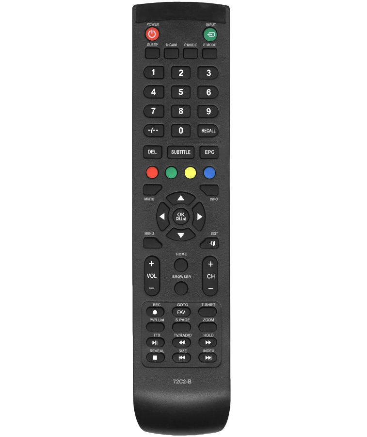 

Пульт ДУ Huayu Y-72C2-B Black, Черный, Y-72C2-B