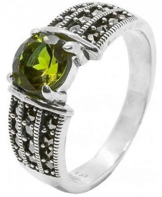 

Кольцо из серебра с султанит р. 19 Марказит HR1028-13189, HR1028-13189