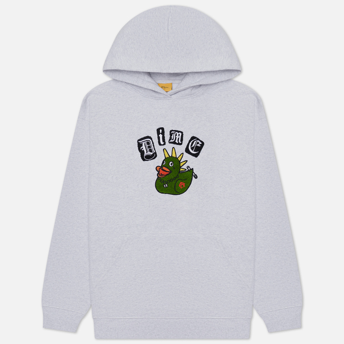 

Худи мужское Dime Rebel Chenille Hoodie серое L, Rebel Chenille Hoodie