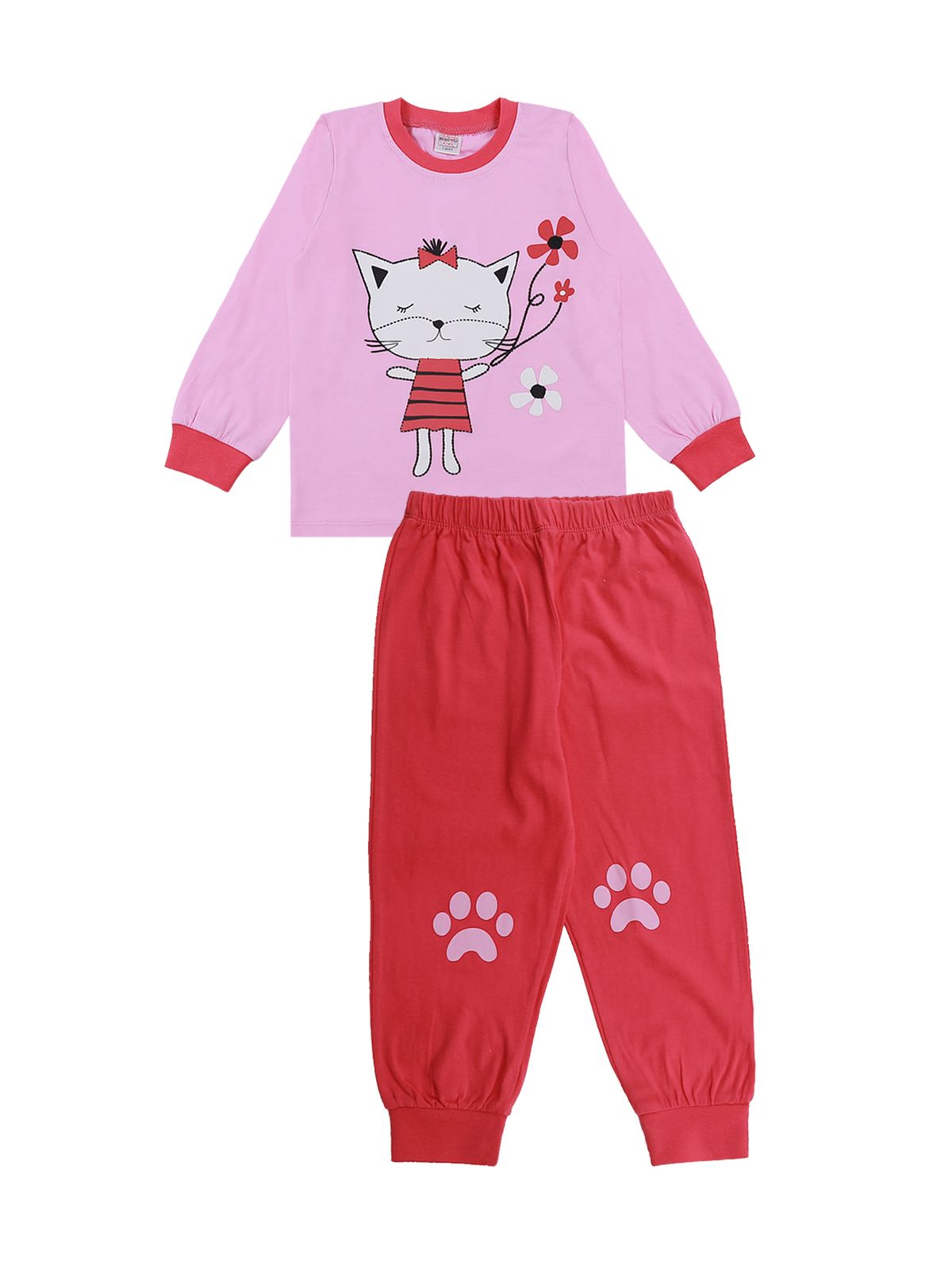 

Пижама для девочек Bonito kids цв. розовый р.98 6542-01, 6542-01