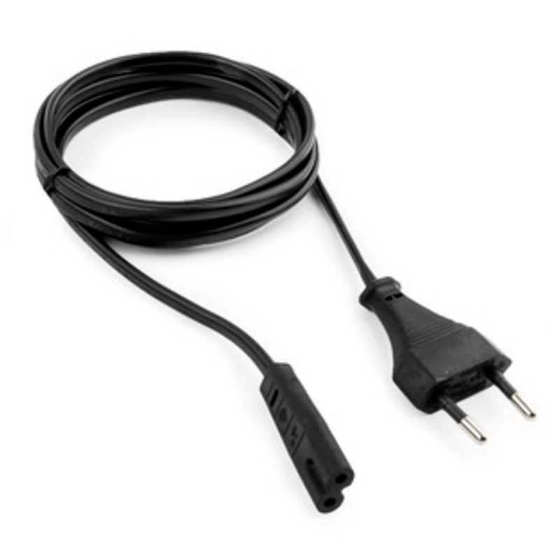 

Кабель Cablexpert Schuko - IEC C7 вилка-розетка 1м (PC-184/2-1М 1.0m) черный