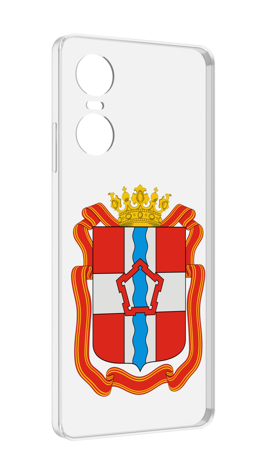 

Чехол MyPads герб-омскои-области для Tecno Pop 6 Pro, Прозрачный, Tocco
