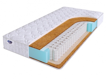 

Матрас SkySleep 135 x 220 JOY COCOS S500, Белый, JOY COCOS S500