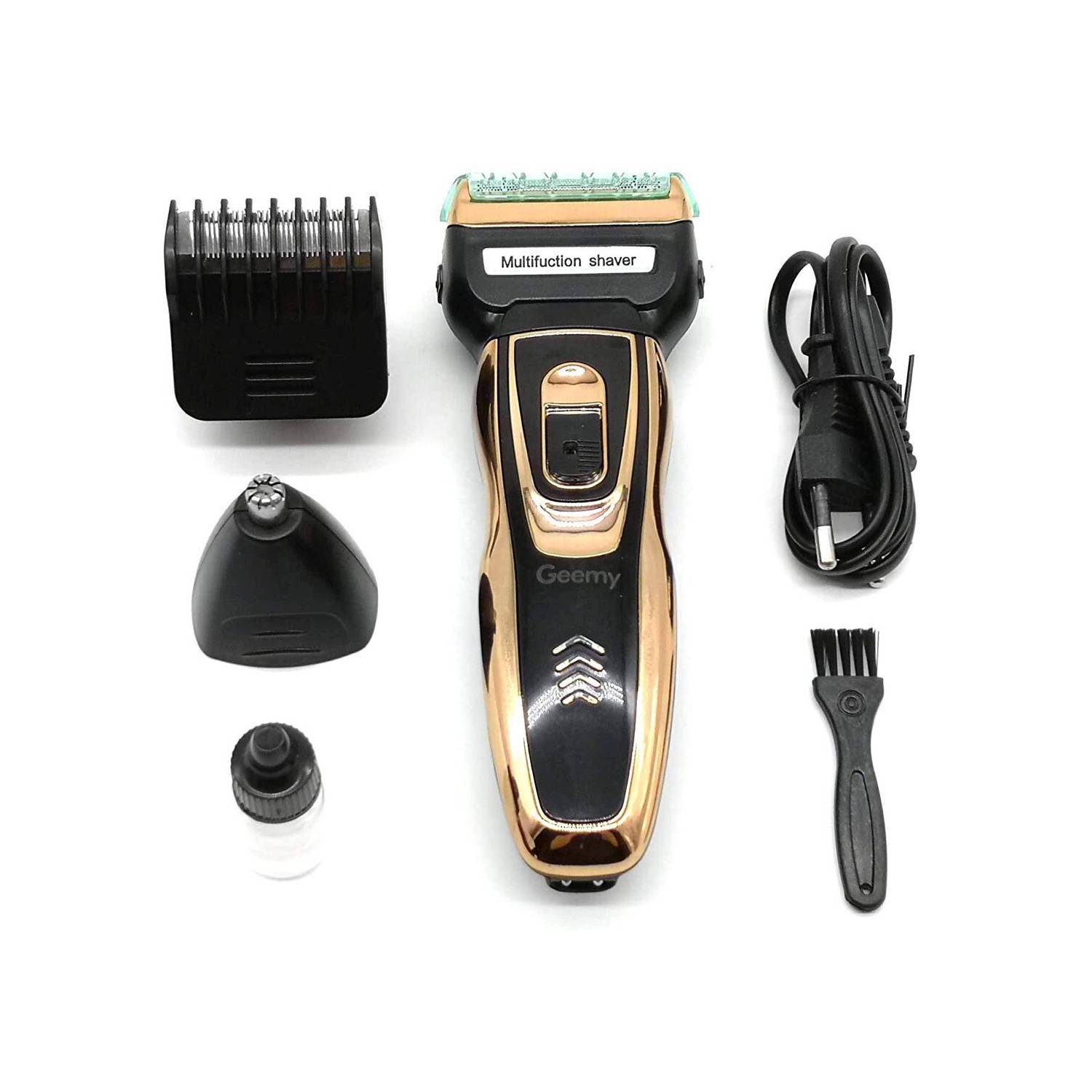 Машинка для стрижки волос Gemei GM-595 черная машинка для стрижки волос и бороды delta lux de 4208a аккумуляторная 2 вт черная 2 в 1