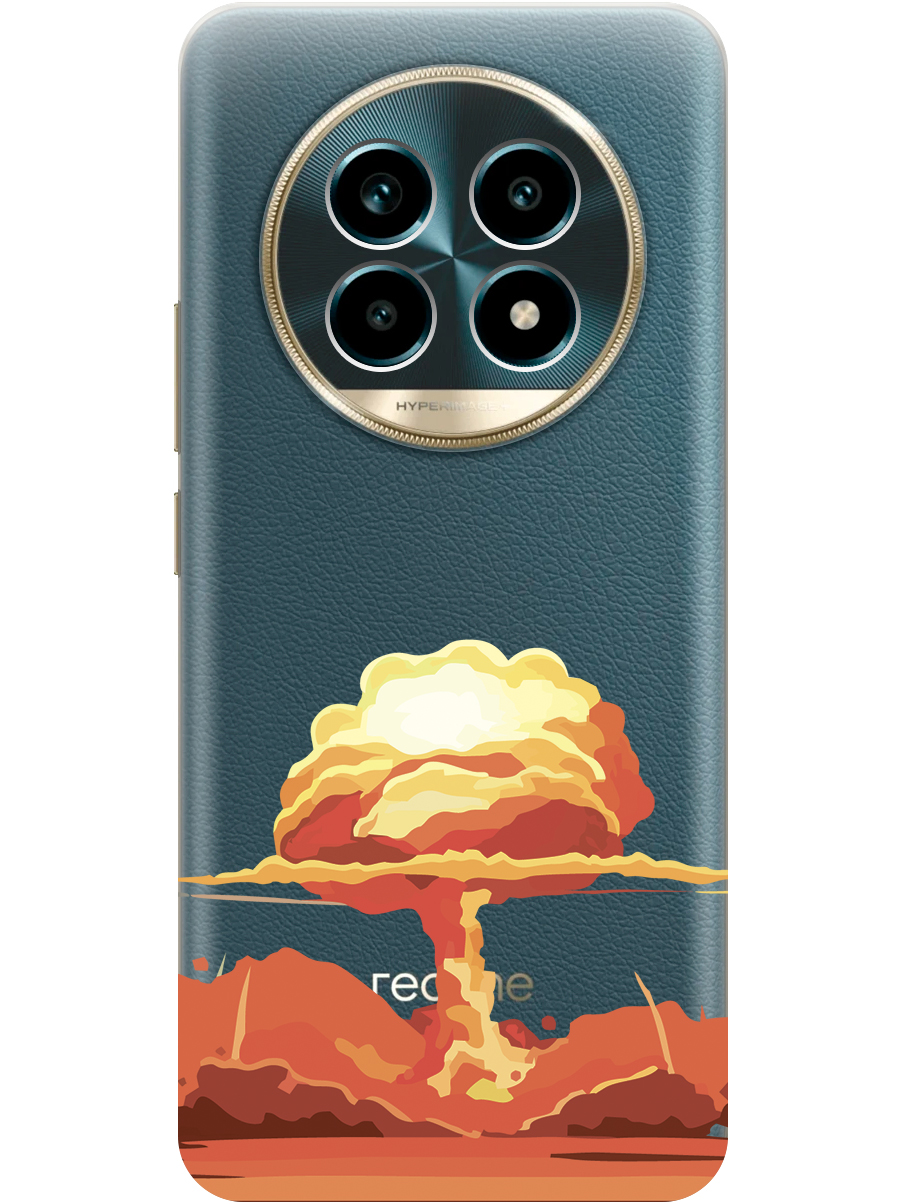 

Силиконовый чехол на Realme 13 Pro с принтом "Ядерный взрыв" прозрачный, Прозрачный;красный, 784807951
