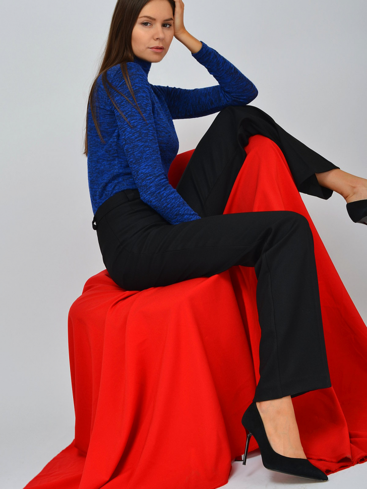 

Брюки женские Viserdi 17491 черные 52 RU, 17491