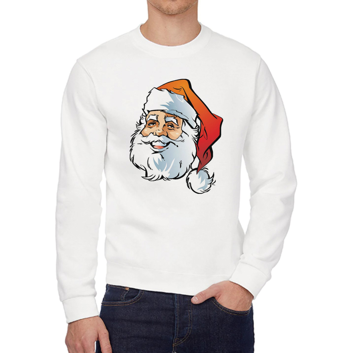 

Свитшот унисекс CoolPodarok W0111418 белый 56 RU, W0111418