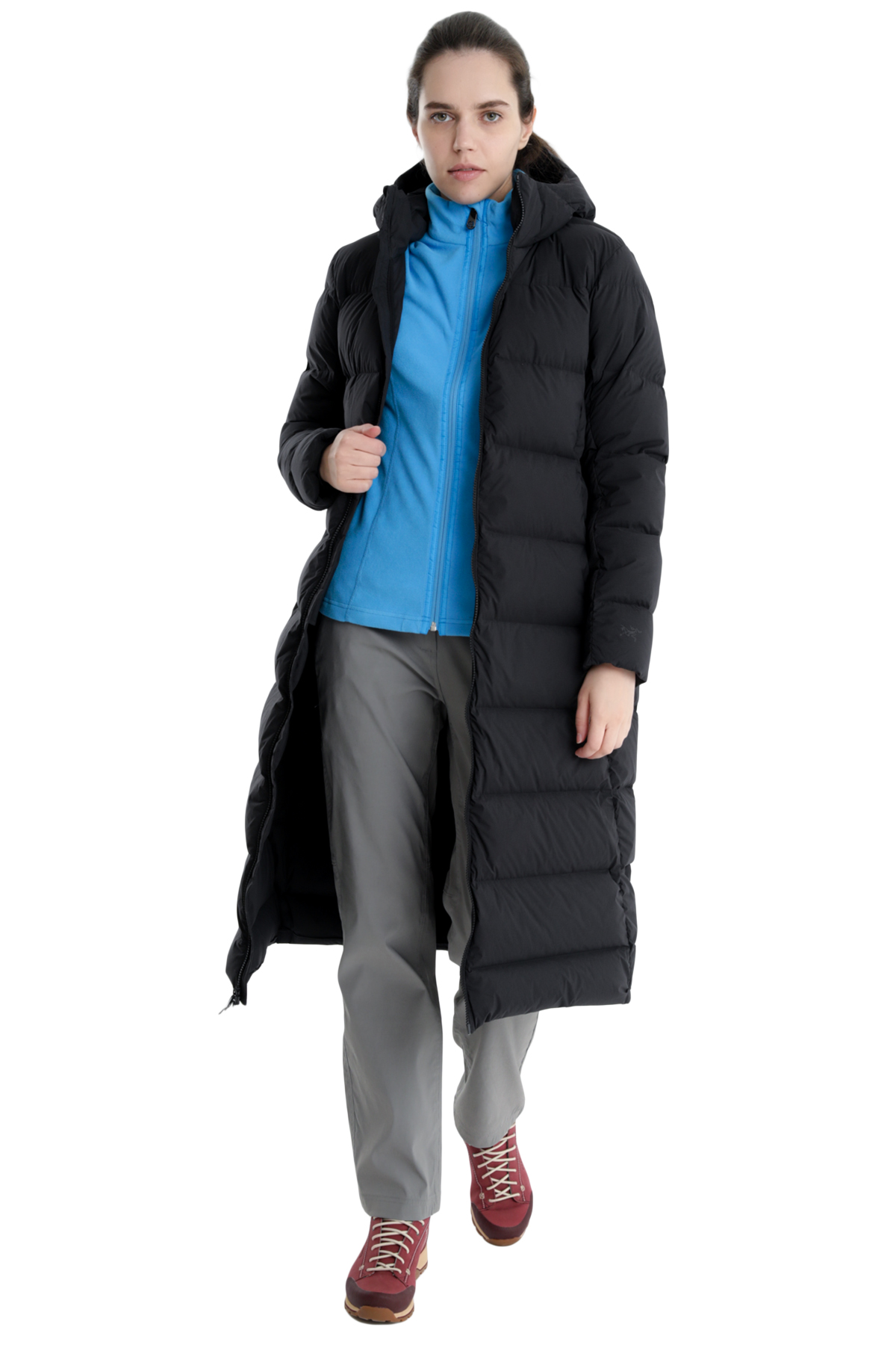 фото Пуховик женский arcteryx l07662500 черный 46