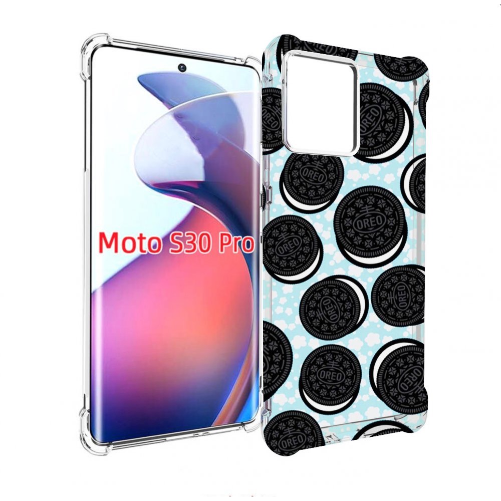 Чехол MyPads орео печеньки для Motorola Moto S30 Pro