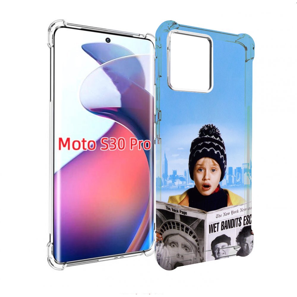 

Чехол MyPads один-дома-детский для Motorola Moto S30 Pro, Прозрачный, Tocco