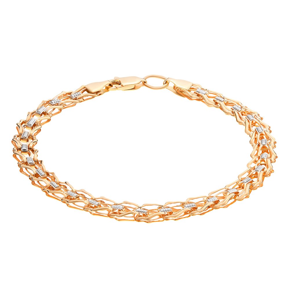 

Браслет из красного золота без вставки 18 см 585Gold 505007312, 505007312