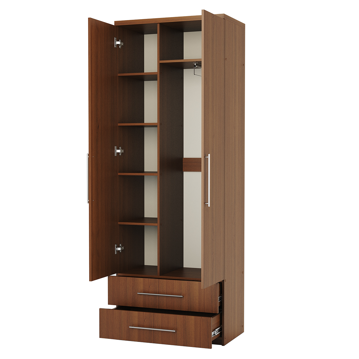 

Шкаф комбинированный с ящиками Мелодия МКЯ-22 90х45 орех, Коричневый, Мелодия МКЯ-22