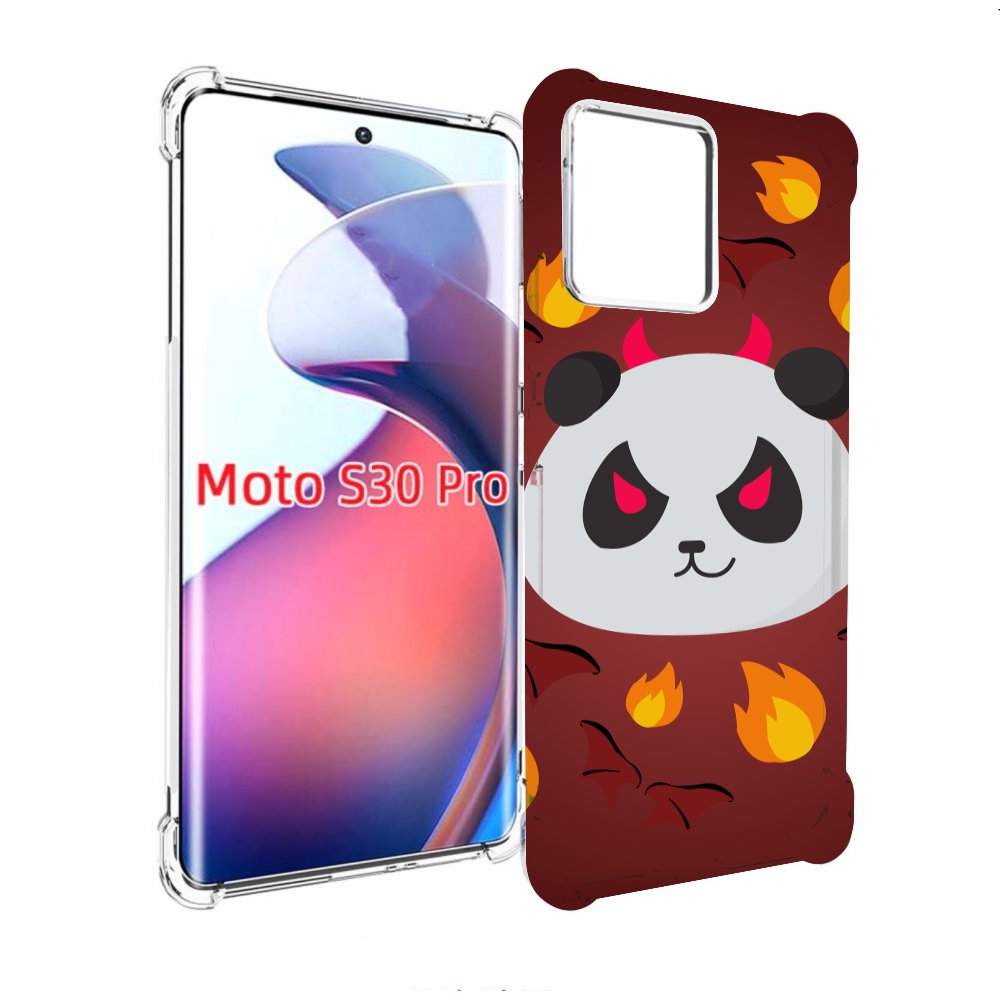 

Чехол MyPads огненная-панда для Motorola Moto S30 Pro, Прозрачный, Tocco