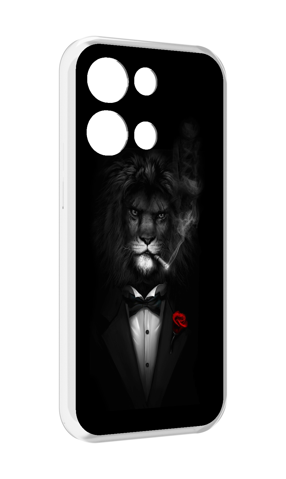 

Чехол MyPads лев-в-темноте-с-сигаретой мужской для OPPO Reno8 Pro, Прозрачный, Tocco