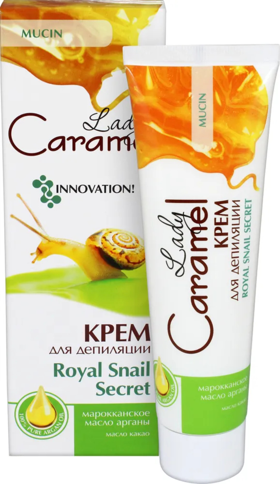 

Крем для депиляции Lady Caramel Royal Snail Secret 100мл, 03488