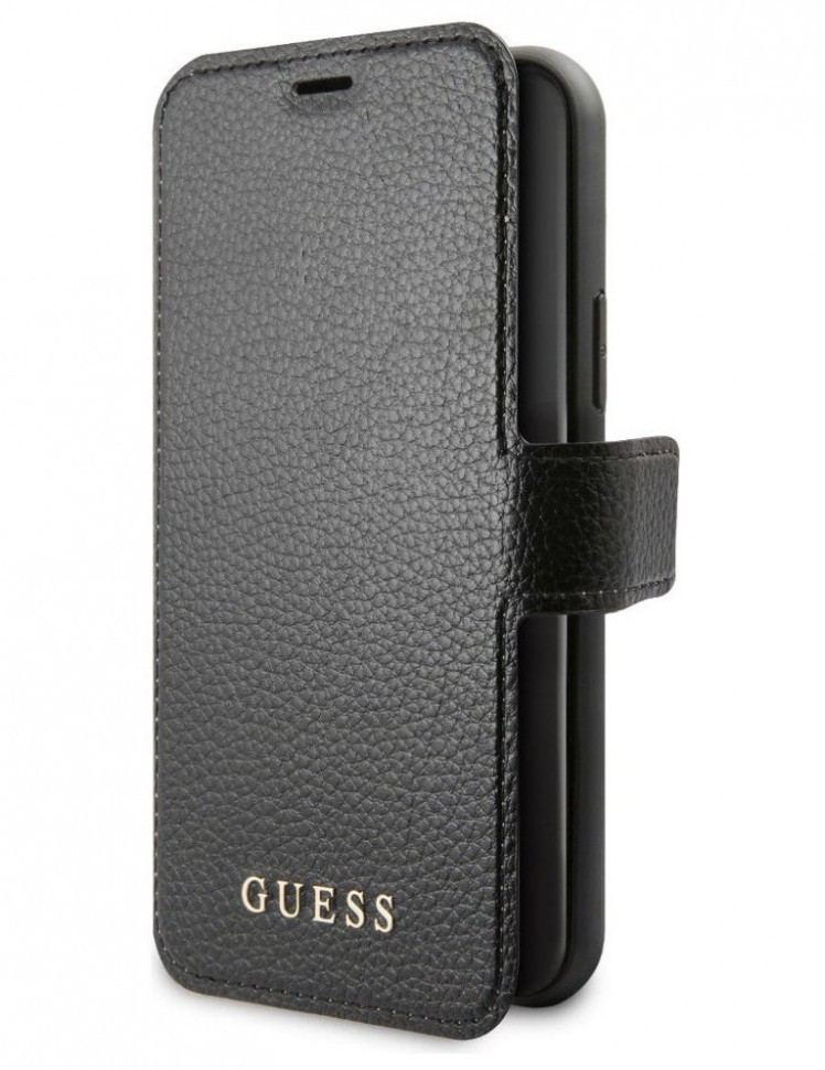 фото Чехол cg mobile guess iridescent booktype iphone 12 mini черный