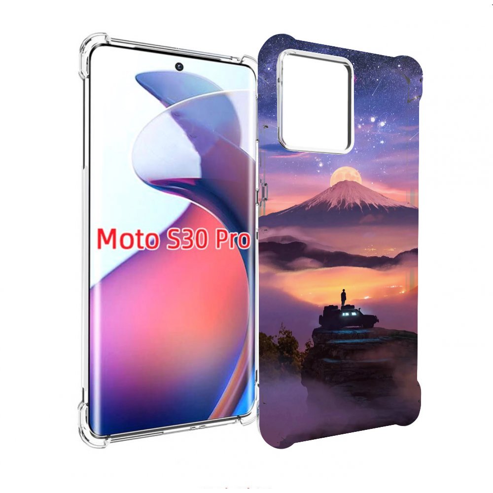 

Чехол MyPads ночь-в-горах для Motorola Moto S30 Pro, Прозрачный, Tocco