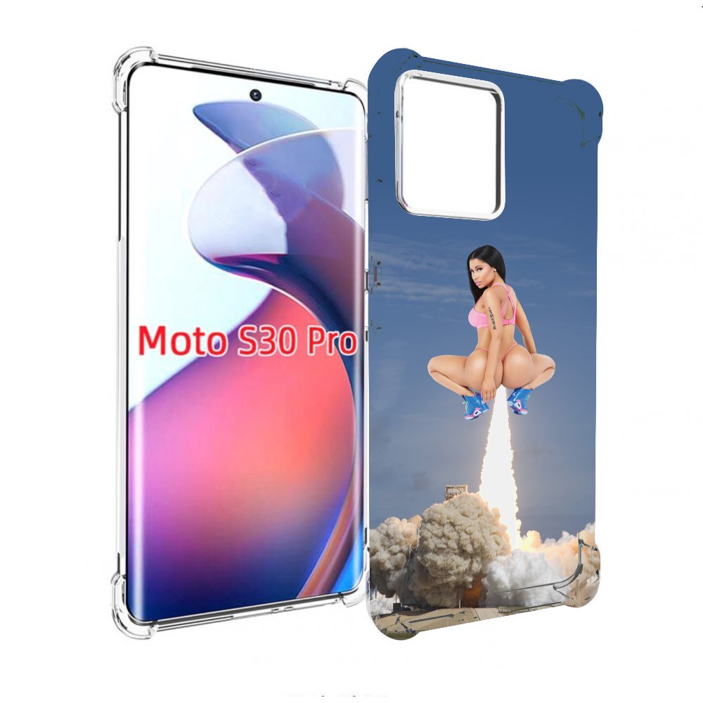 

Чехол MyPads ники-минаж-ракета детский для Motorola Moto S30 Pro, Прозрачный, Tocco