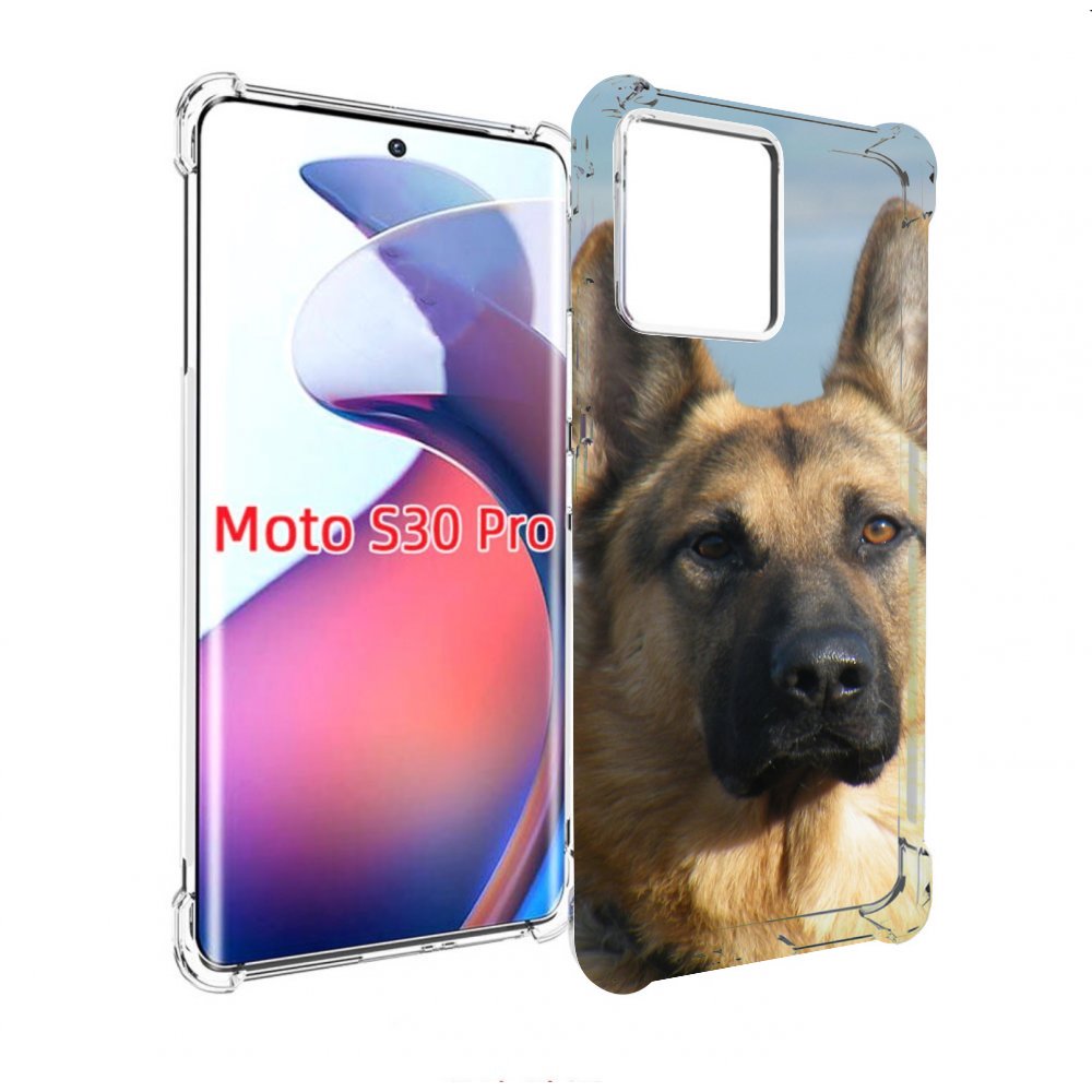 

Чехол MyPads немецкая овчарка для Motorola Moto S30 Pro, Прозрачный, Tocco