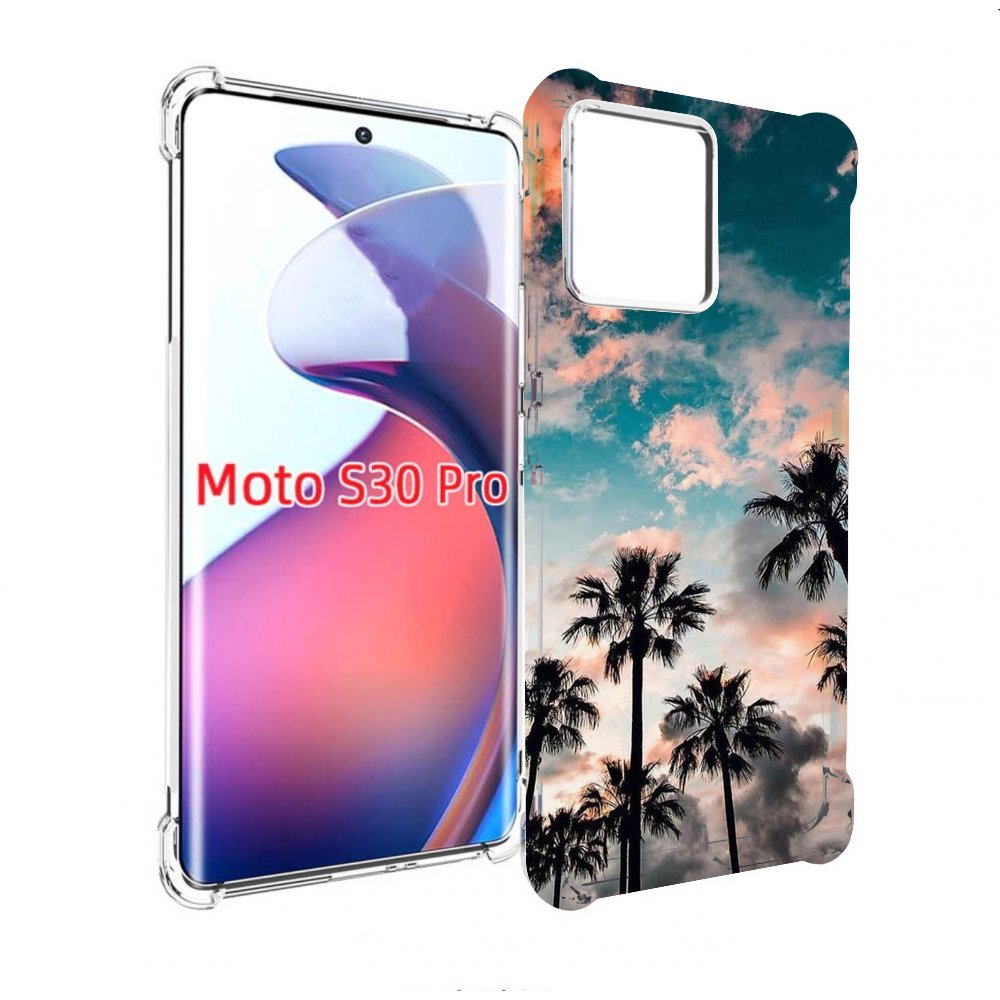 

Чехол MyPads небо-с-пальмами для Motorola Moto S30 Pro, Прозрачный, Tocco