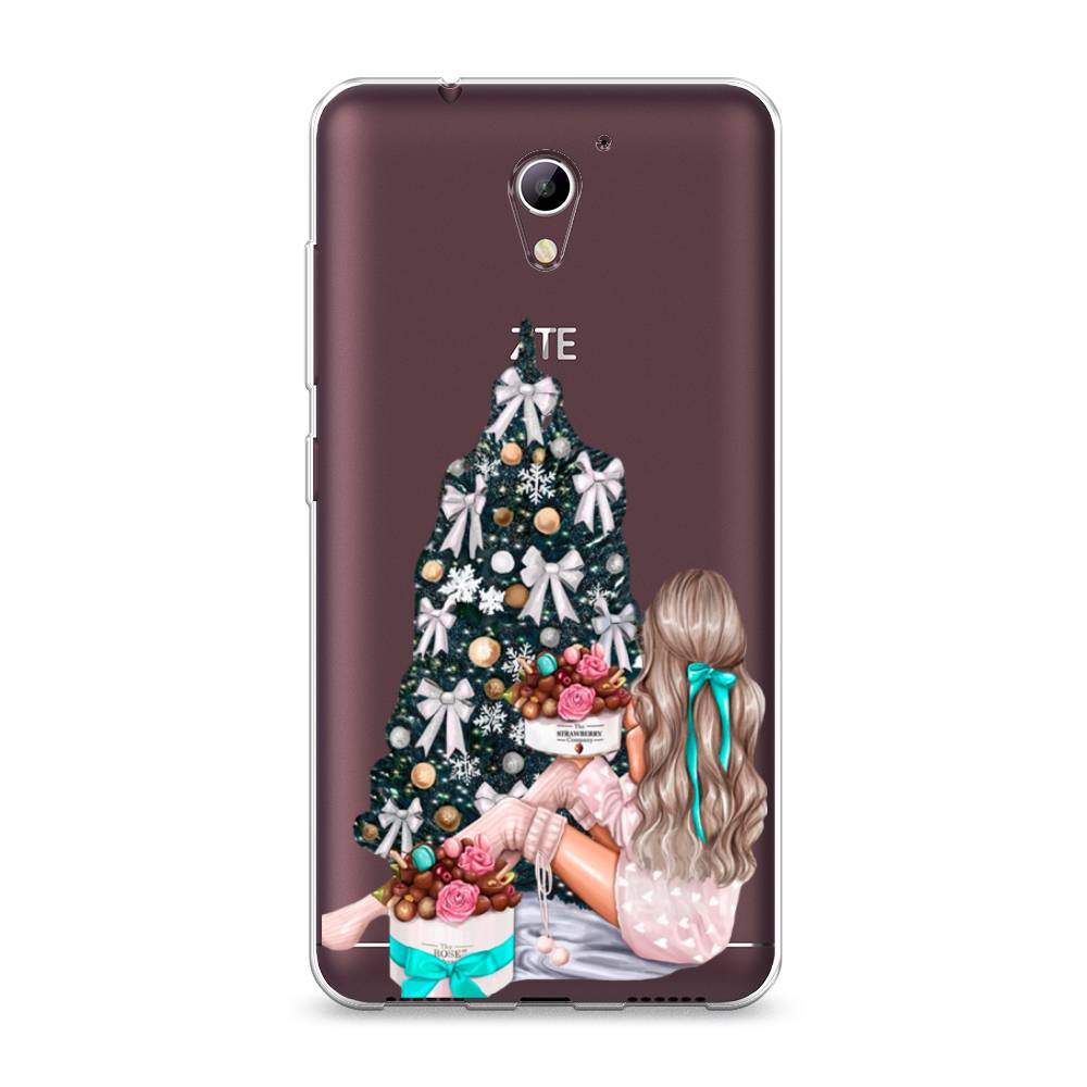 

Чехол на ZTE Blade A510 "New Year", Зеленый;бежевый;голубой, 130150-5