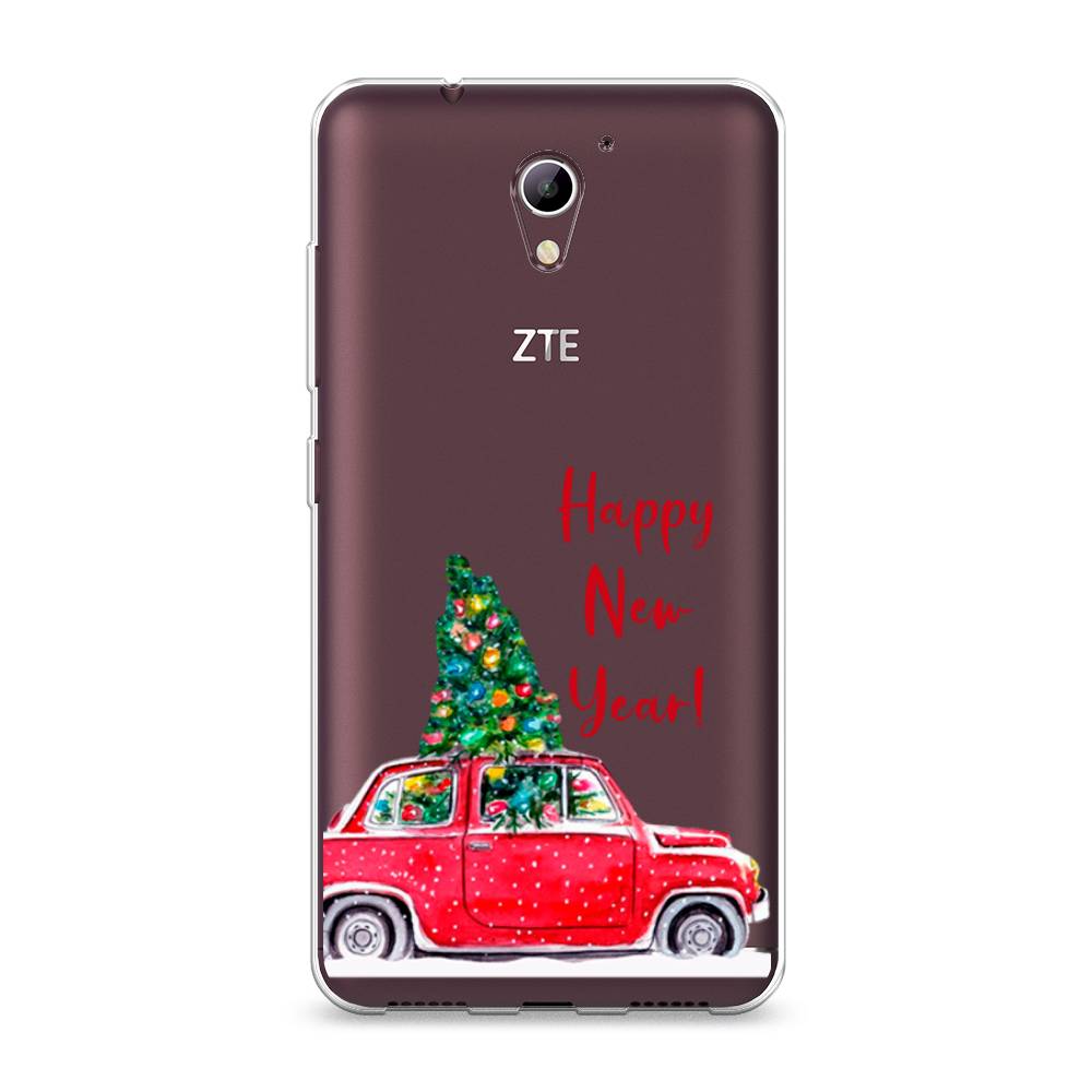 

Чехол на ZTE Blade A510 "Happy New Year", Красный;зеленый, 130150-5