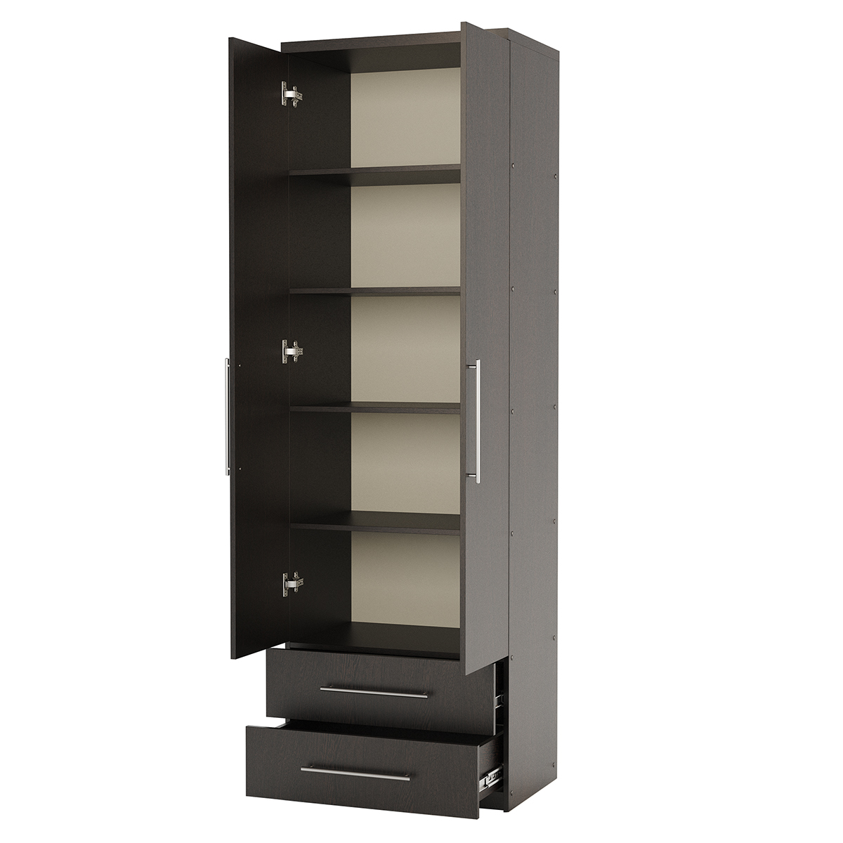 

Шкаф с полками и ящиками Мелодия МПЯ-21 100х45 венге, Коричневый, Мелодия МПЯ-21