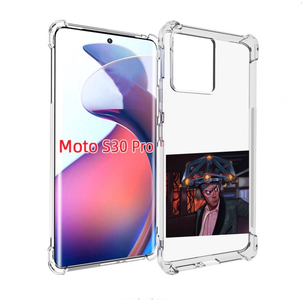 

Чехол MyPads назад-в-будущее для Motorola Moto S30 Pro, Прозрачный, Tocco