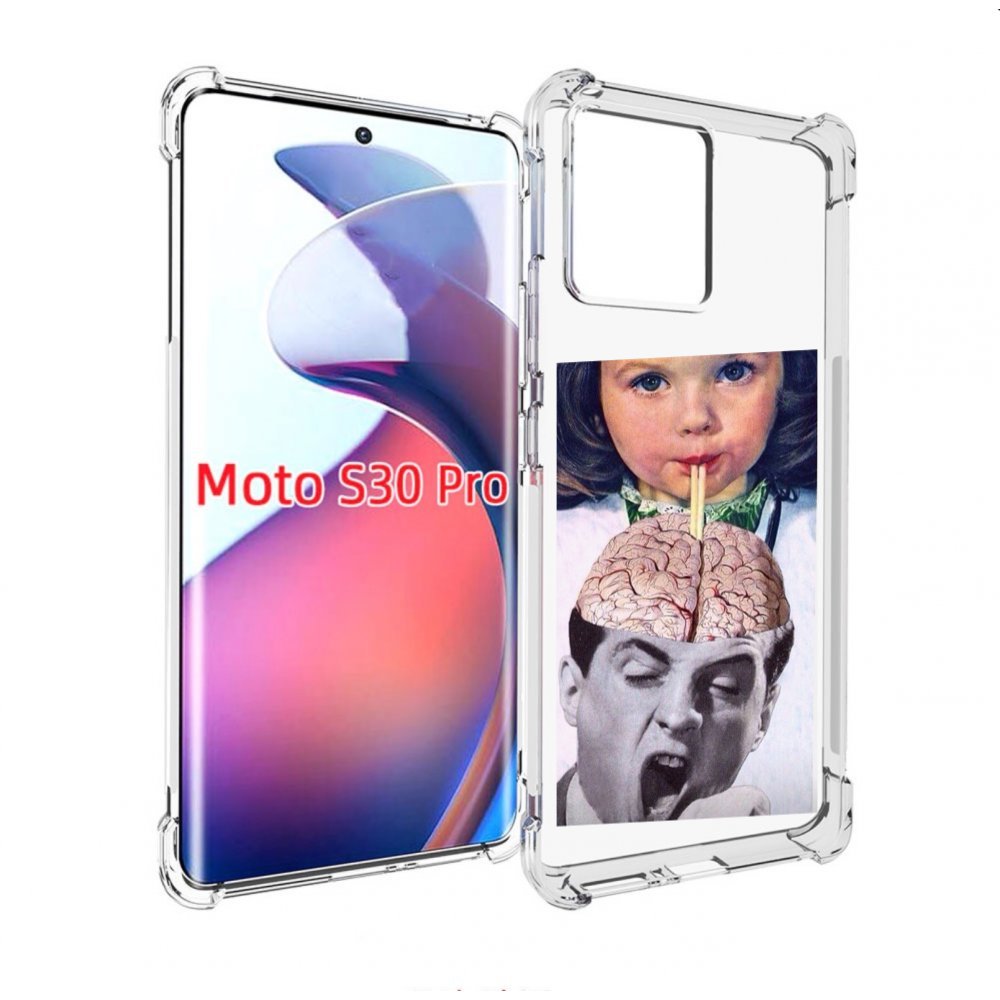 

Чехол MyPads на-здоровье для Motorola Moto S30 Pro, Прозрачный, Tocco