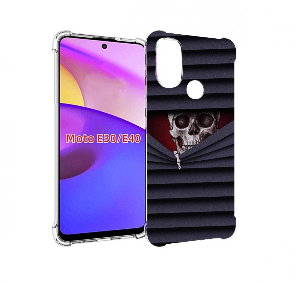 

Чехол бампер MyPads подглядываю для Motorola Moto E30., Прозрачный, Tocco