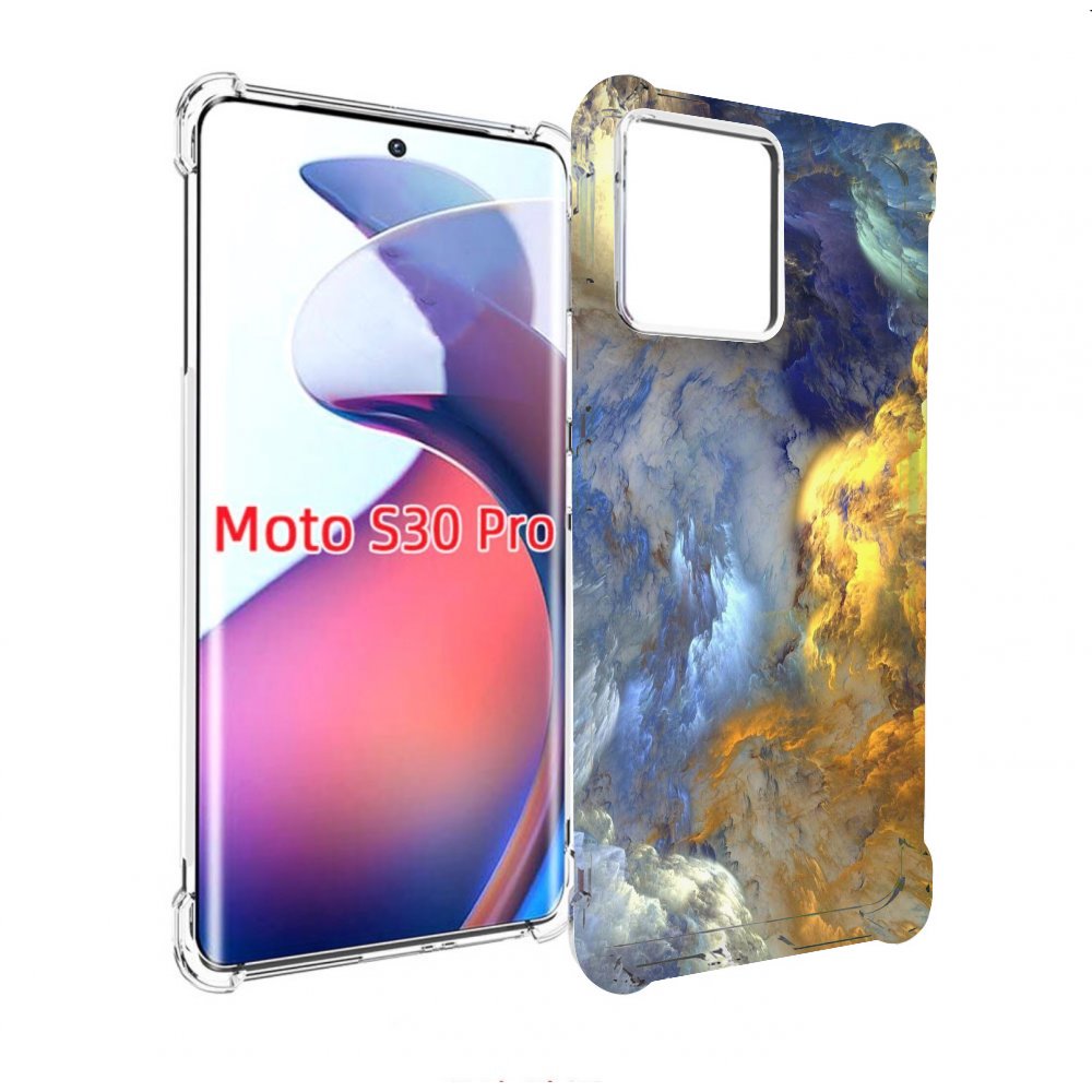 

Чехол MyPads мраморное небо для Motorola Moto S30 Pro, Прозрачный, Tocco