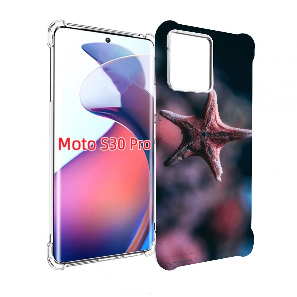 

Чехол MyPads морская-звезда---starfish для Motorola Moto S30 Pro, Прозрачный, Tocco