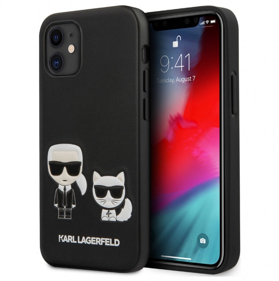 фото Чехол cg mobile karl lagerfeld karl&choupette bodies iphone 12 mini черный