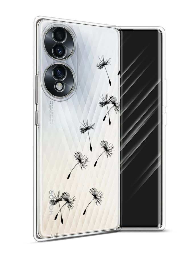 

Чехол Awog на Honor 70 "Летящие одуванчики", Разноцветный, 6108250-8