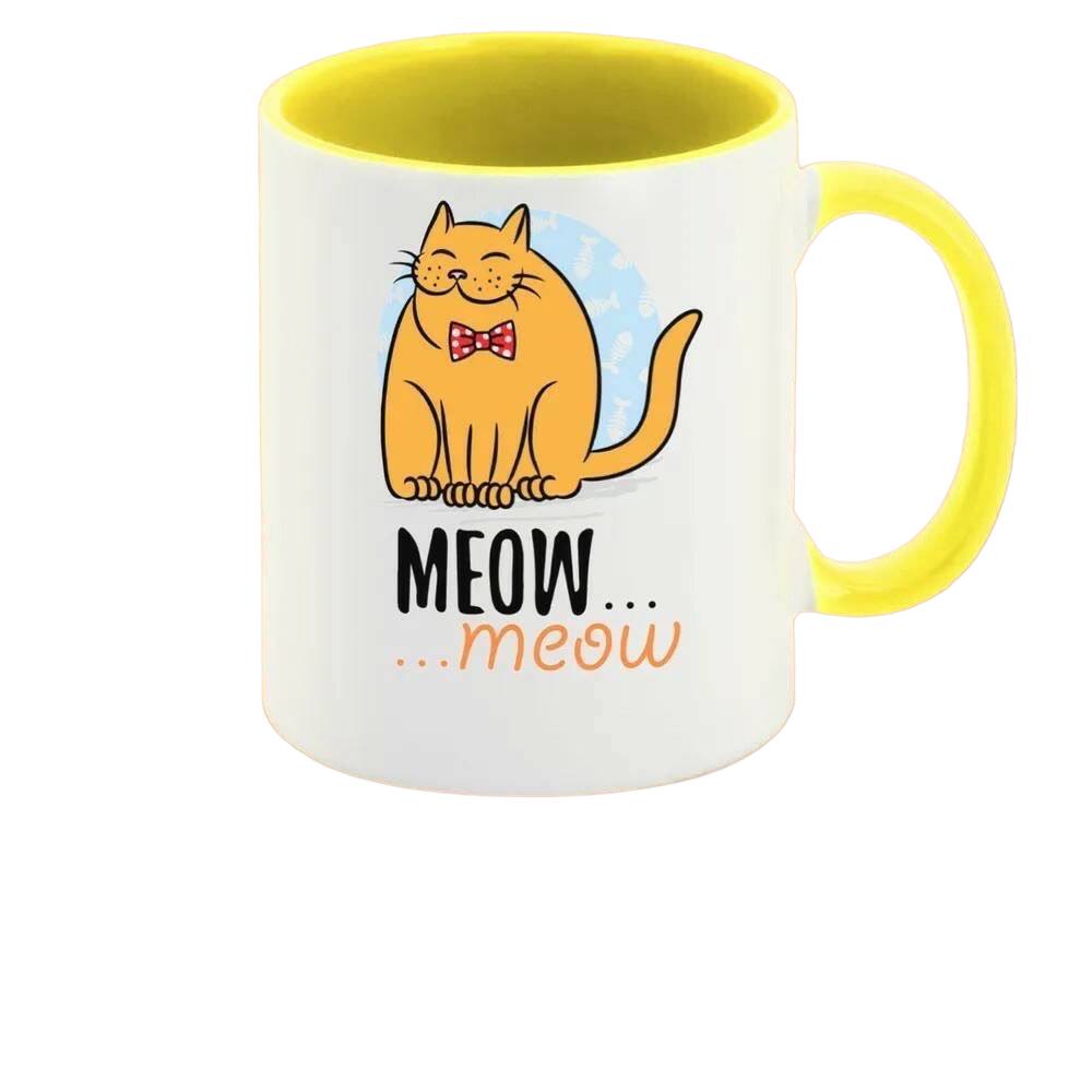 

Кружка CoolPodarok Прикол Meow meow есть параон