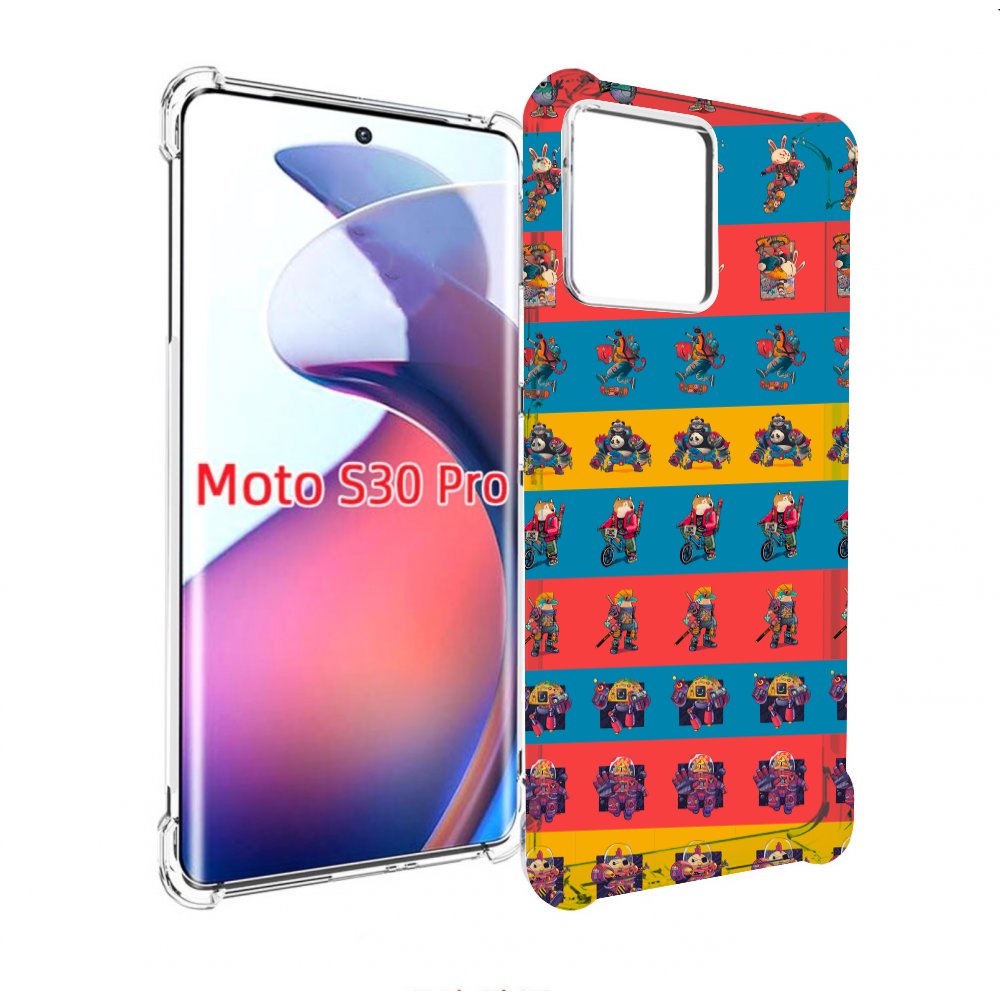 

Чехол MyPads много стикеров для Motorola Moto S30 Pro, Прозрачный, Tocco