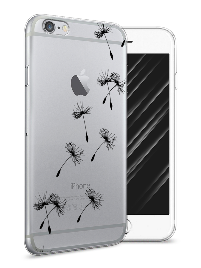 

Чехол Awog на Apple iPhone 6S / Айфон 6S "Летящие одуванчики", Разноцветный, 0104S50-8