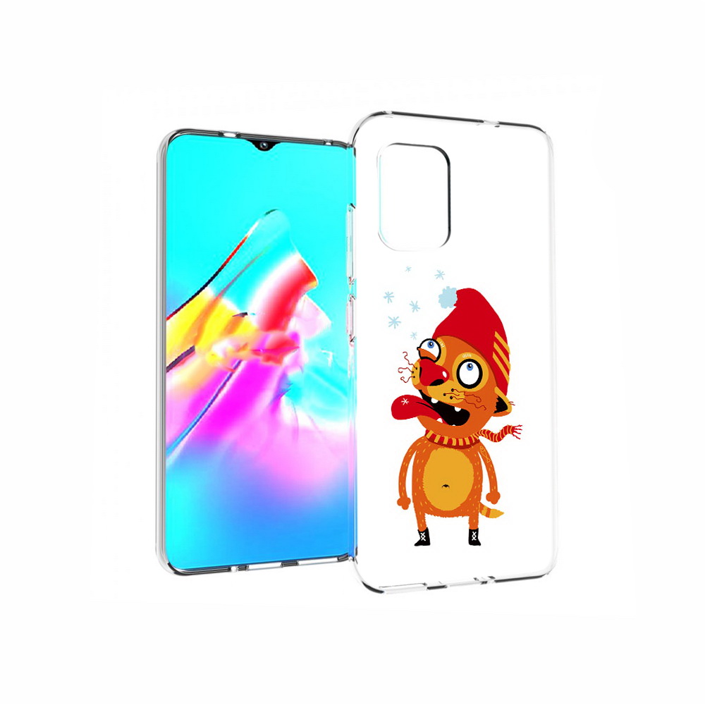 

Чехол MyPads Tocco для Asus Zenfone 8 Зимний кот, Прозрачный, Tocco