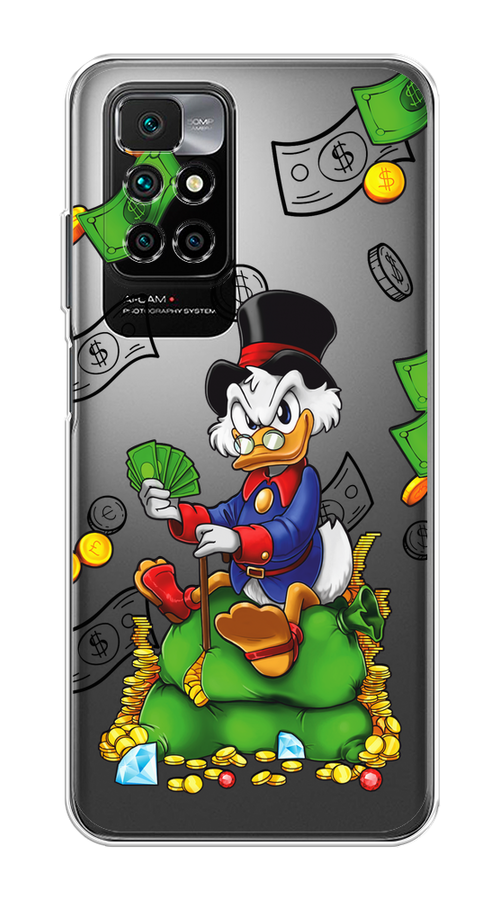 

Чехол на Xiaomi Redmi 10 "Scrooge Richness", Черный;синий;зеленый, 311350-1