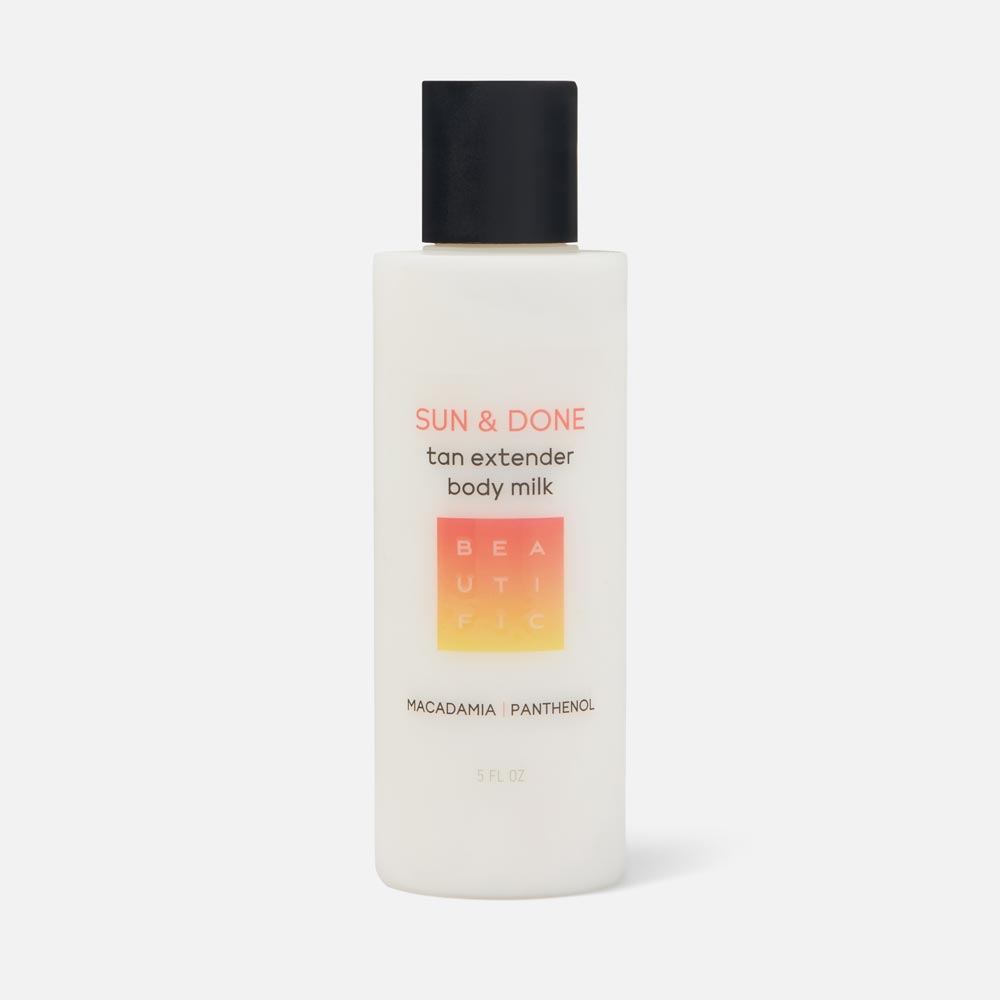 Молочко для тела BEAUTIFIC Sun Done Tan Extender Body Milk увлажняющее 150 мл 1209₽