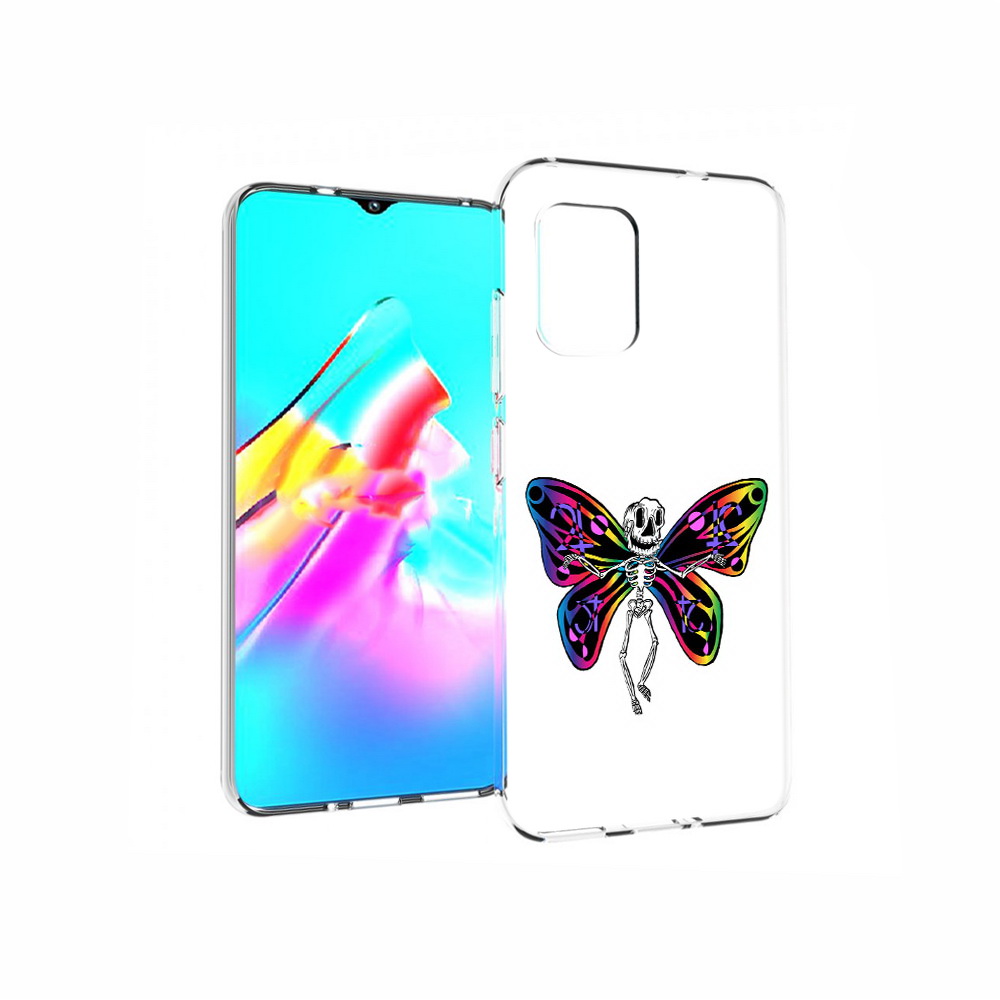 

Чехол MyPads Tocco для Asus Zenfone 8 эффект бабочки, Прозрачный, Tocco