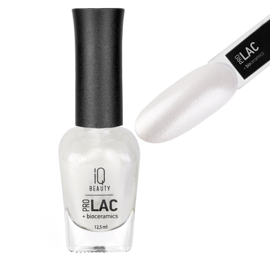 

Лак для ногтей IQ Beauty PROLAC+bioceramics 086 One and Only, 12.5 мл, Белый