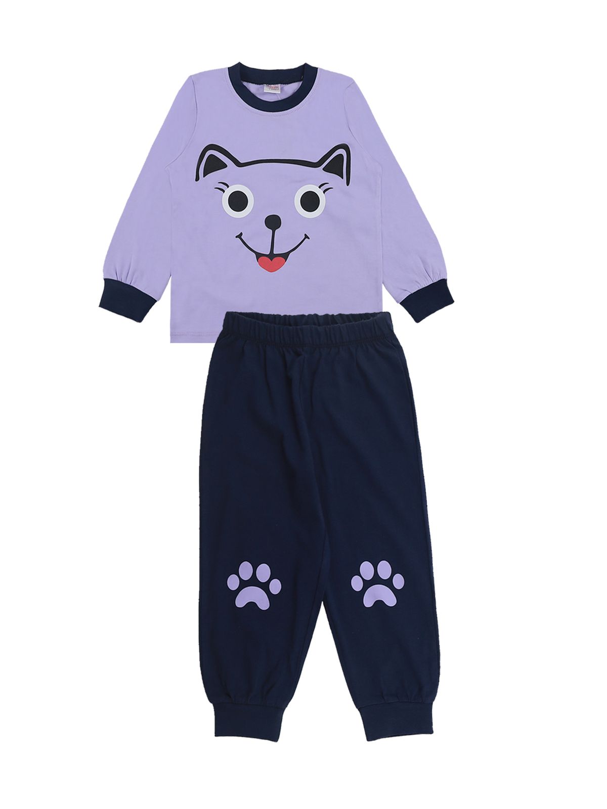 

Пижама для девочек Bonito kids цв. лиловый р.110 6540-01, 6540-01