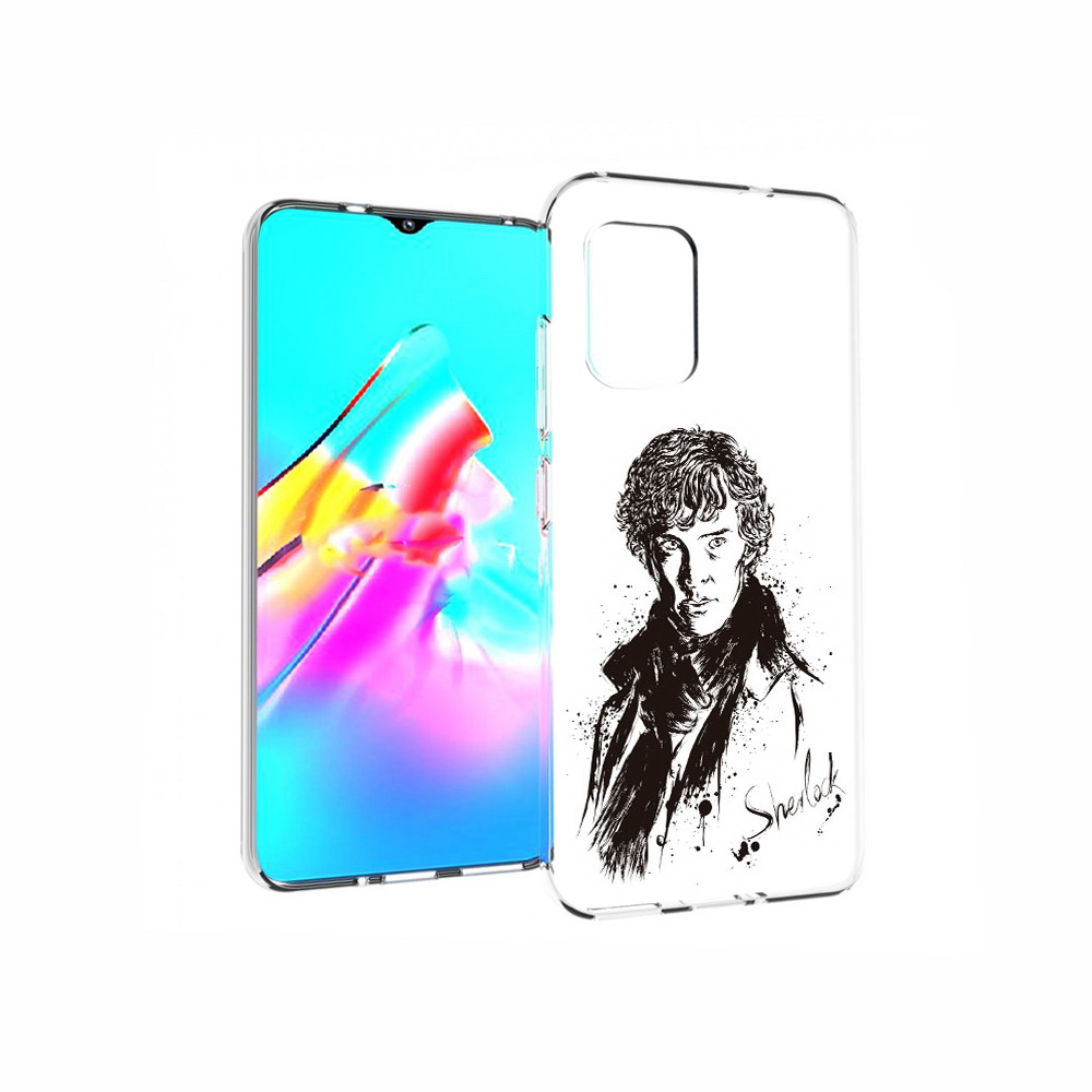 

Чехол MyPads Tocco для Asus Zenfone 8 шерлок холмс портрет, Прозрачный, Tocco
