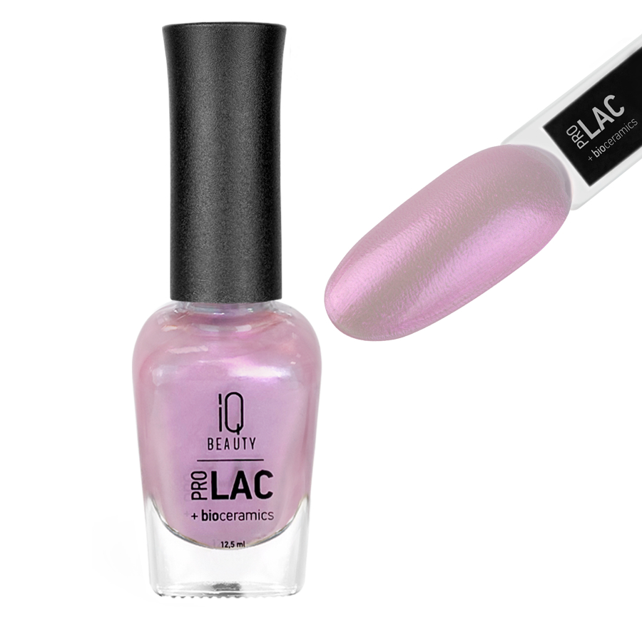 

Лак для ногтей IQ Beauty PROLAC+bioceramics 083 Glazed Donut, 12.5 мл, Розовый
