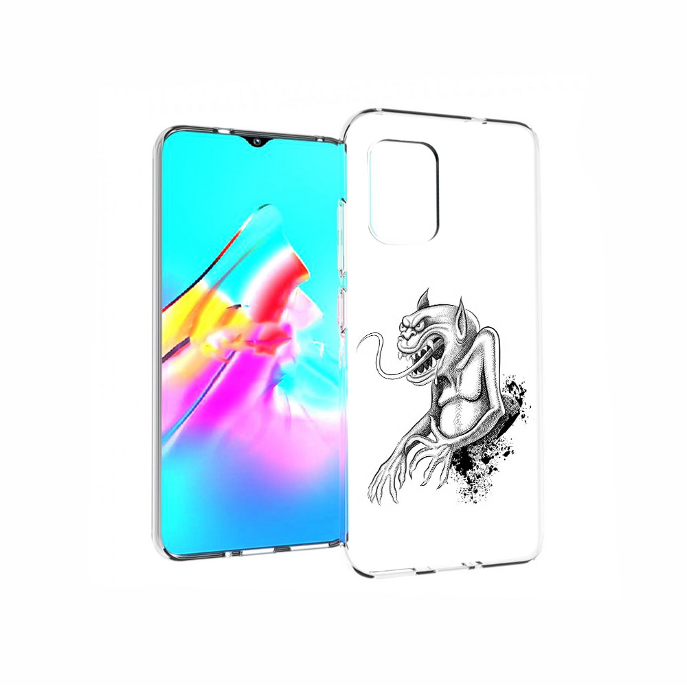 

Чехол MyPads Tocco для Asus Zenfone 8 чорт, Прозрачный, Tocco