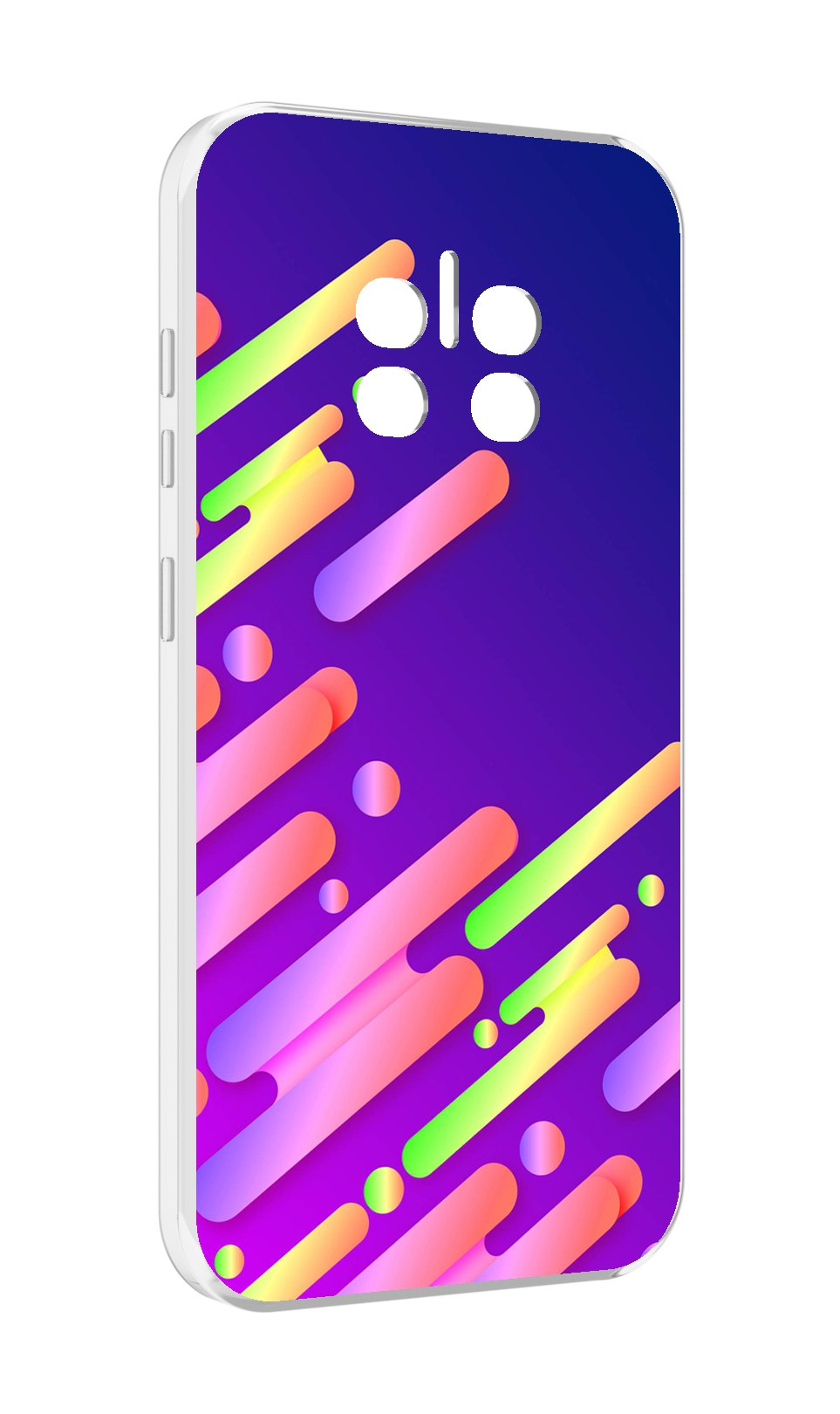 

Чехол MyPads неоновый-фон для Doogee V11, Прозрачный, Tocco