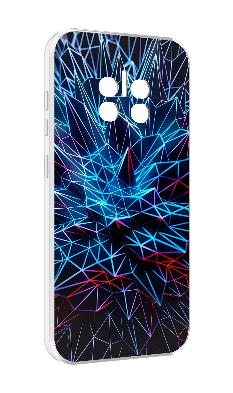 

Чехол MyPads неоновая-абстракция для Doogee V11, Прозрачный, Tocco