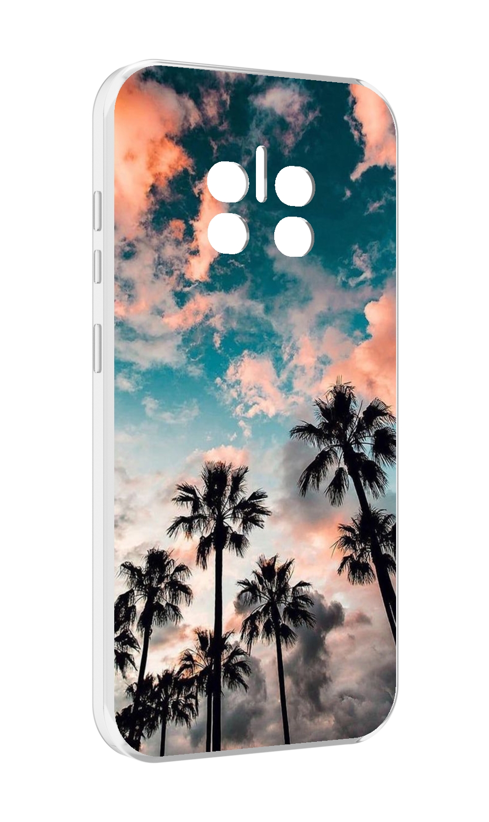 

Чехол MyPads небо-с-пальмами для Doogee V11, Прозрачный, Tocco
