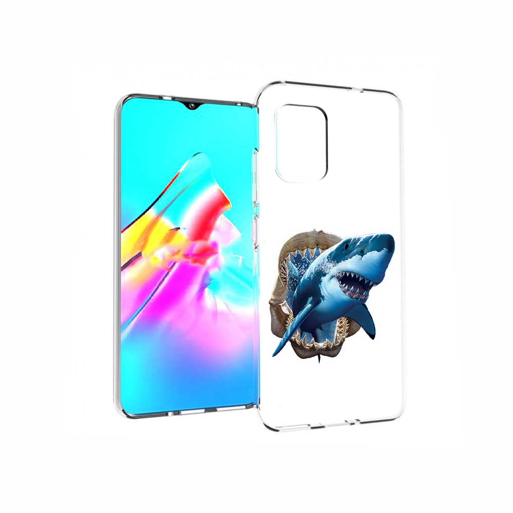 

Чехол MyPads Tocco для Asus Zenfone 8 челюсти, Прозрачный, Tocco